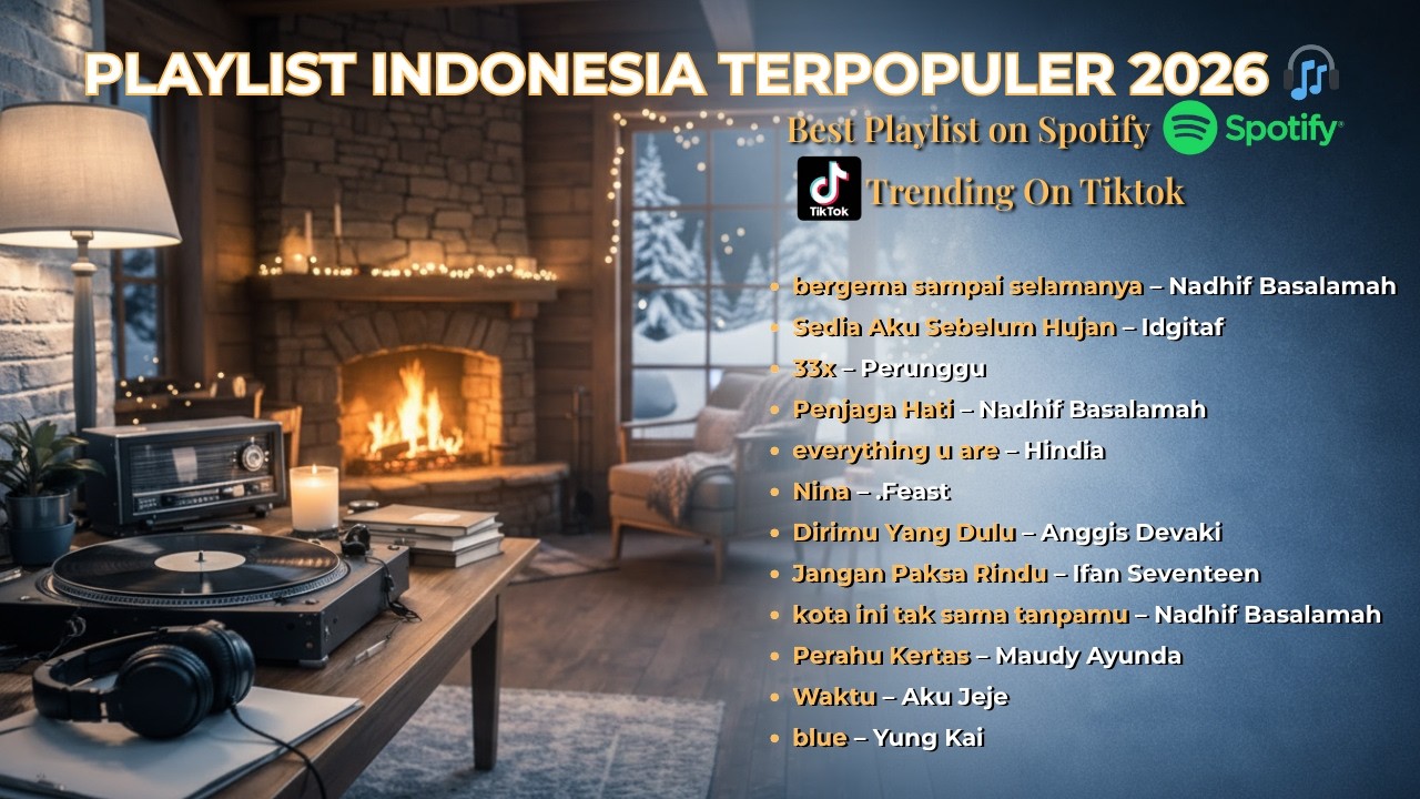 Playlist Indonesia Terpopuler 2026🎧 Lagu Galau & Tenang Viral Di tikok Dan Best Playlist Di Spotify