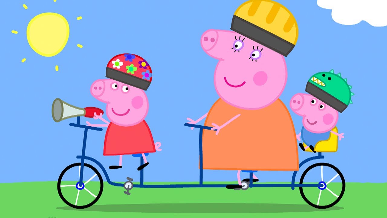 SUPER Looooooooong Bicycle! 🚲 🐽 Peppa Pig and Friends Full Episodes