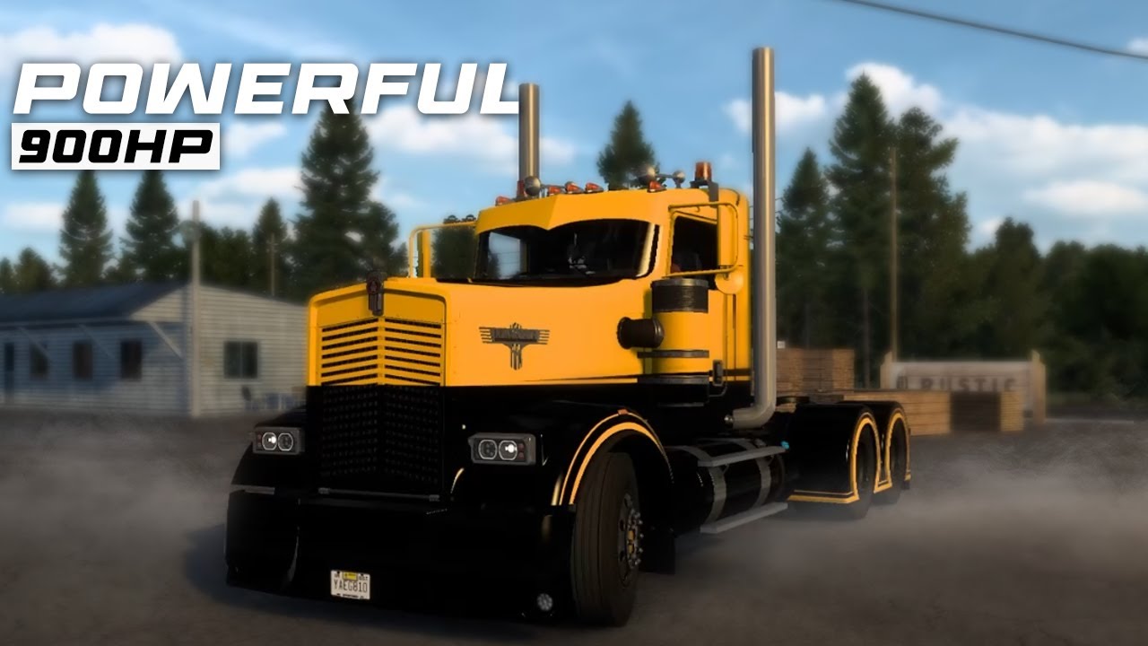 Powerful Truck On The Road | Kenworth W900 | American Truck Simulator