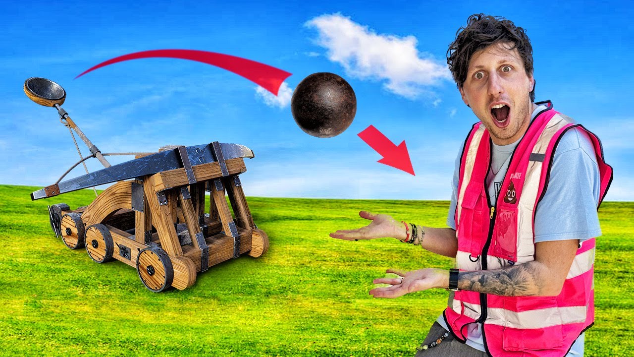 HO COSTRUITO UNA MINI CATAPULTA