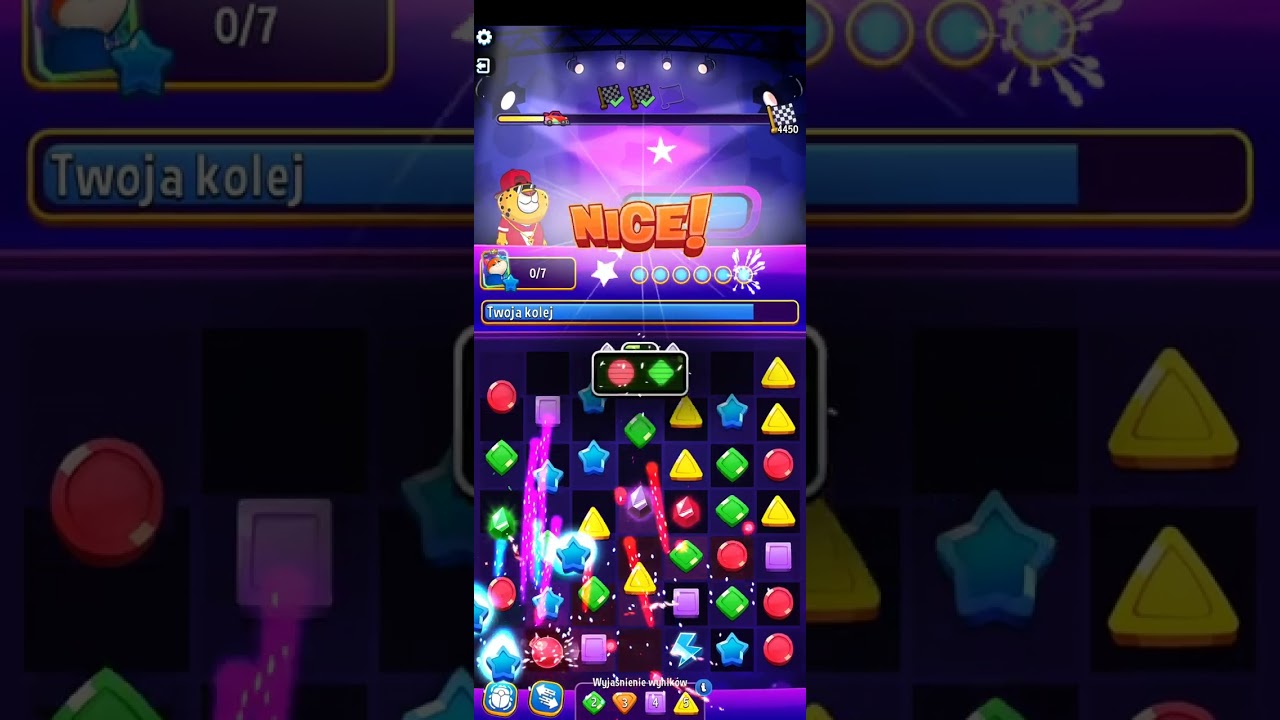 Score rally color crystal 4450 / solo quest / match masters 