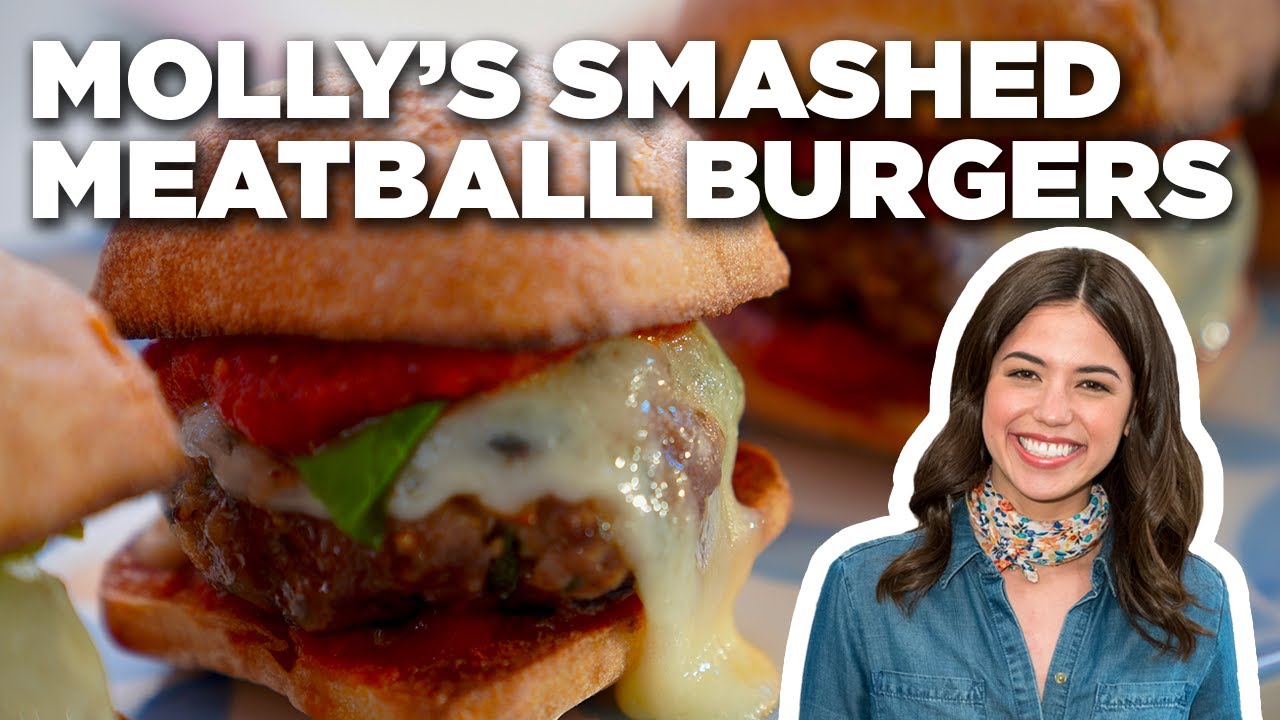Molly Yeh's Smashed Meatball Burgers | Girl Meets Farm | Food Network