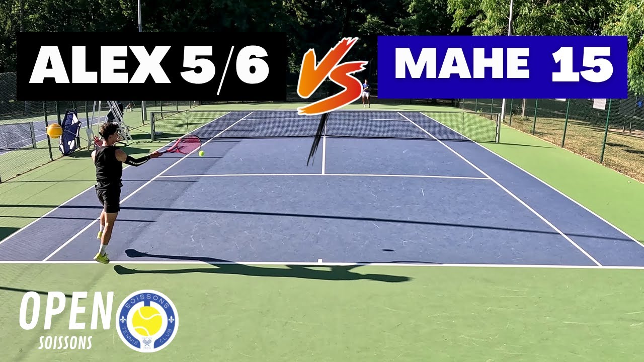 TOURNOI OPEN SOISSONS - PREMIER TOUR - vs Mahé (15) - Court Level View