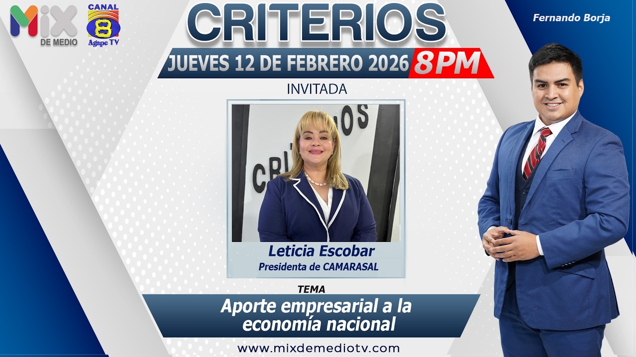 Aporte empresarial a la economía nacional | Leticia Escobar en Programa Criterios