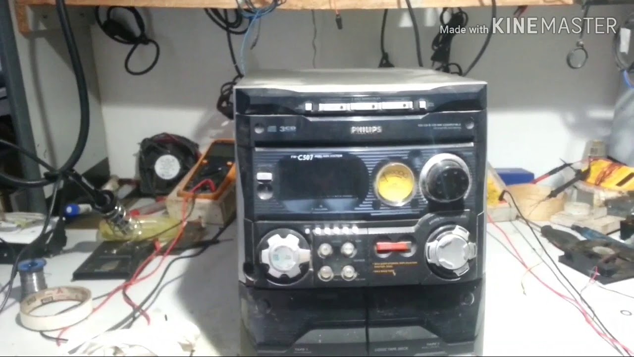 SOM MINI SYSTEM PHILIPS FW-C507 NÃO LICA