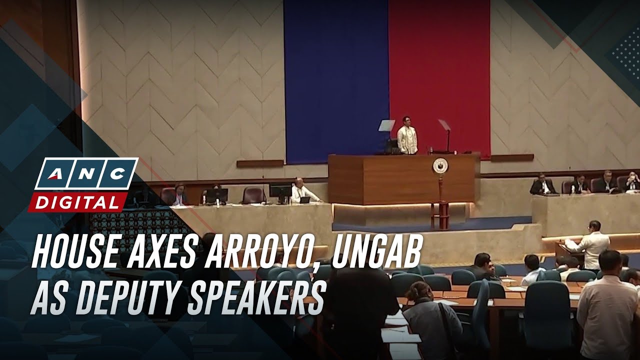 House axes Arroyo, Ungab as deputy speakers | ANC