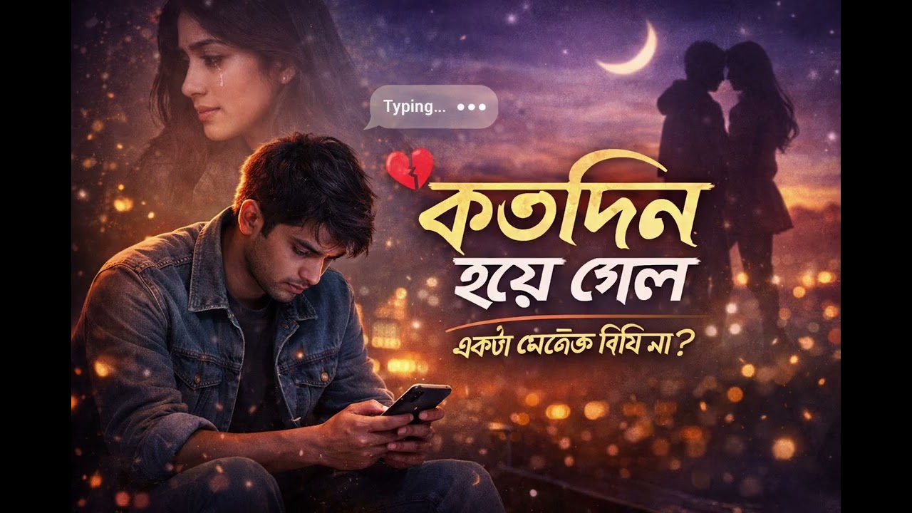 কতো দিন হয়ে গেল… তোর সাথে কথা হয় না 💔তবুও আজও তোকে ভুলতে পারিনি… 😔#SadLove #BanglaSong