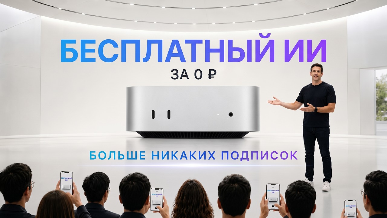 Apple навсегда убила подписки на ИИ (Mac Mini M6 и M5 Pro)