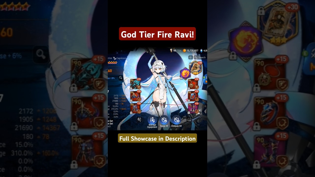 Fire Ravi Immune to Injury! 👑#epicseven