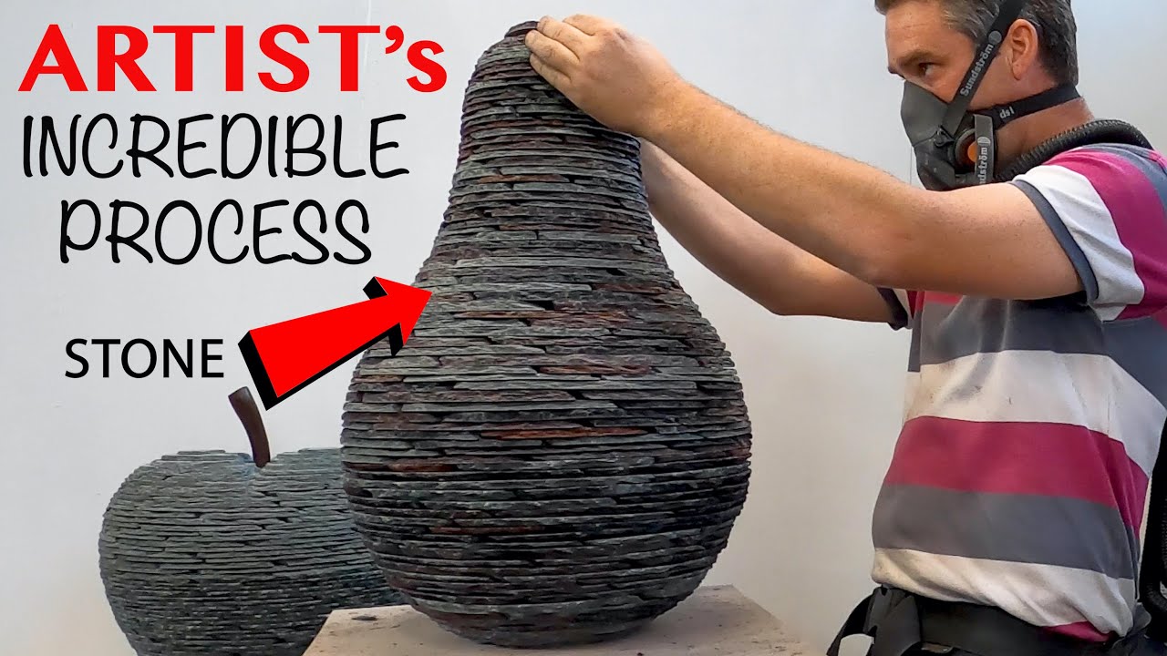 КАМЕННОЕ ИСКУССТВО | ХУДОЖНИК СОЗДАЕТ ПОДАРОК К 40-ЛЕТИЮ