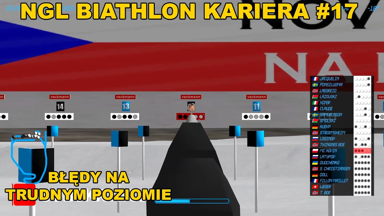 BIATHLON 2022 | TRUDNY TEN POZIOM HARD | KARIERA #17 | NGL BIATHLON GAME 2022