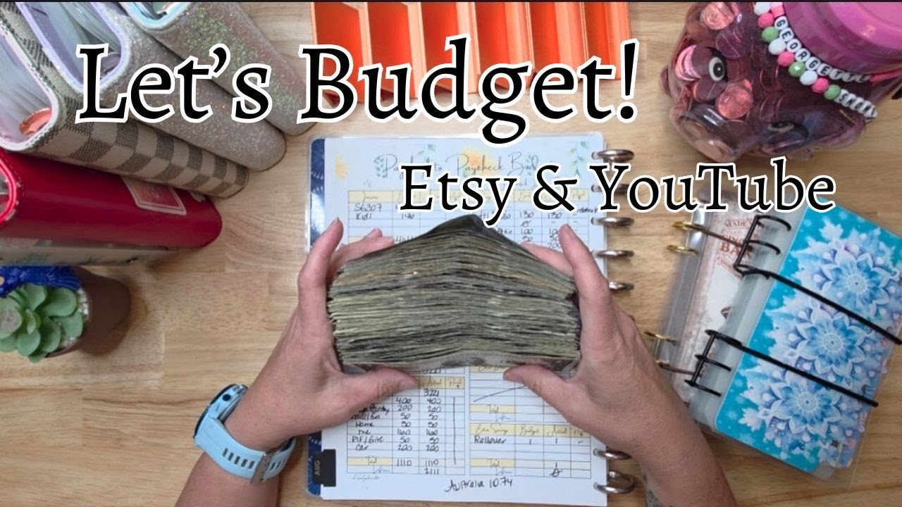 Etsy and YouTube Pay My Bills • Monthly Budget • Cash Stuffing & Savings Challenges