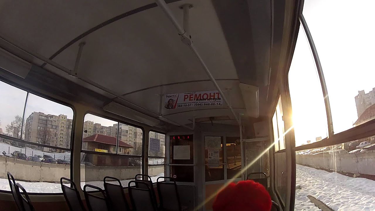 Kiev Rapid Tram Line Five 25 02 2013