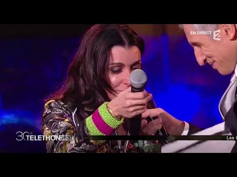 Jenifer n'a pas pu cacher son &eacute;motion lors de la 30i&egrave;me &eacute;dition du T&eacute;l&eacute;thon