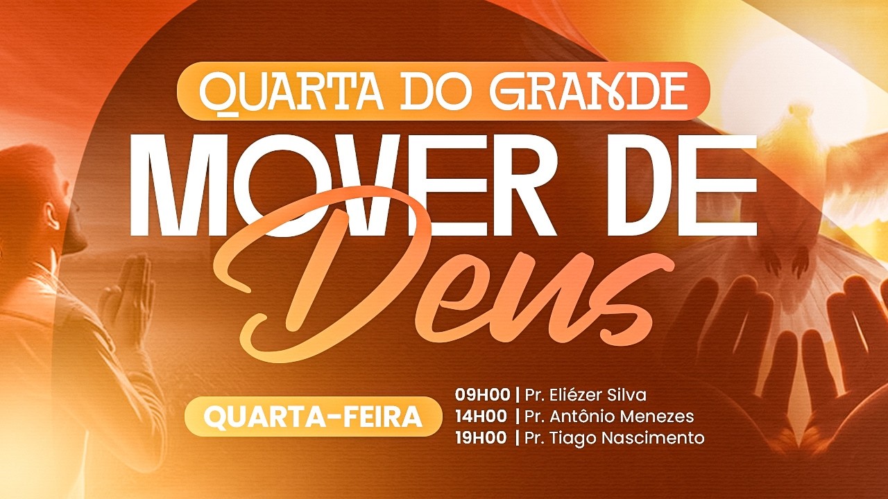 15h00 | IPDA AO VIVO | Quarta do Mover de Deus - 