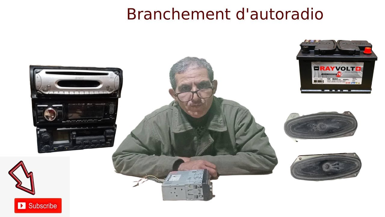 comment en peut brancher un autoradio/how can connect a car radio/come si può collegare un'autoradio