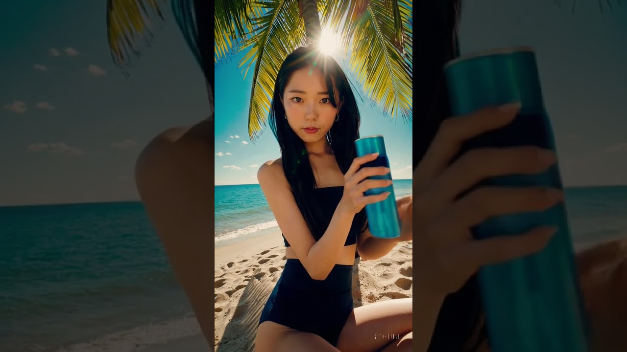 Pocari Sweat-like commercial: cute girl