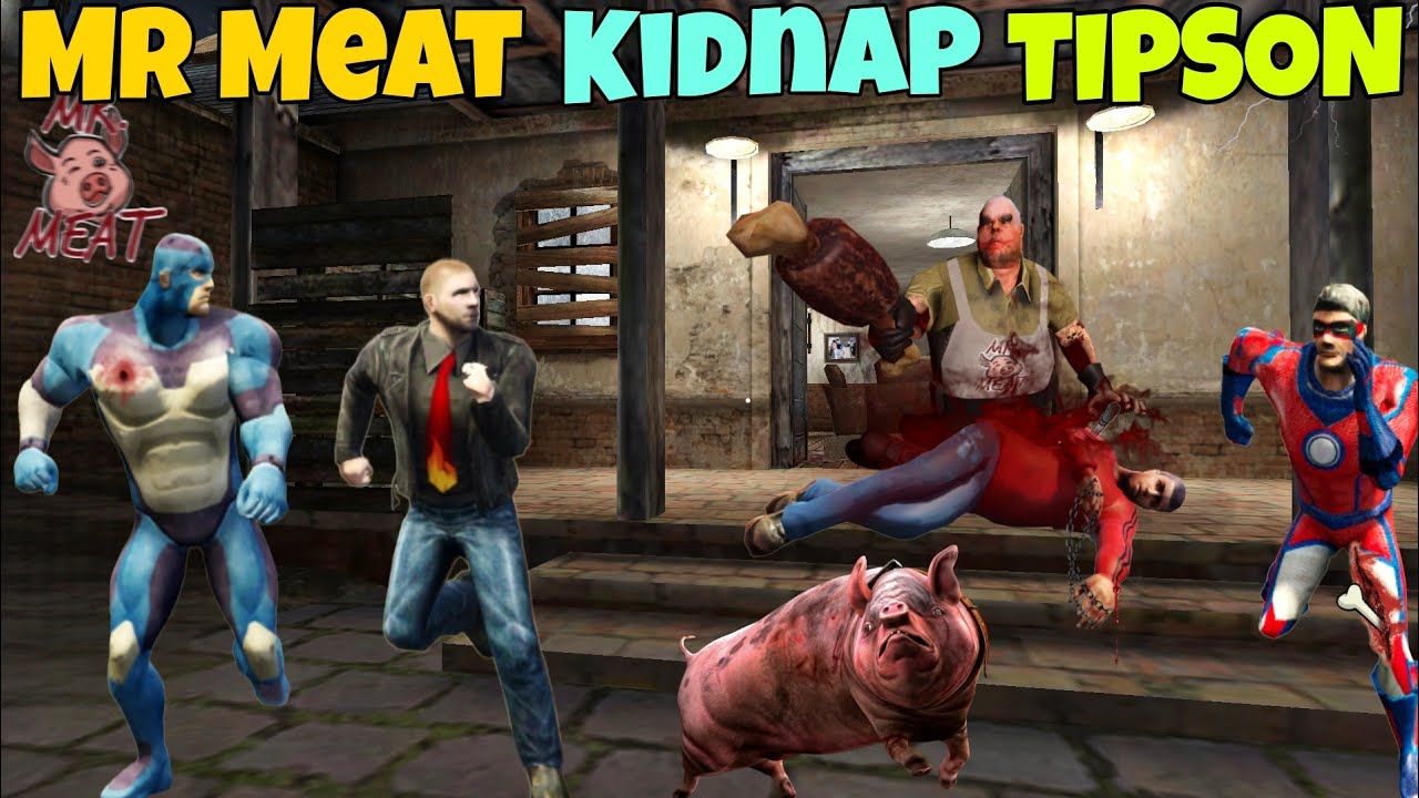 Rope Hero Rescues Tipson From Mr Meat House || In Rope Hero Vice Town || Rope Hero Vice Town