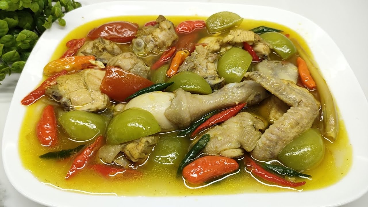 RESEP GARANG ASEM AYAM TANPA SANTAN enak pedes seger