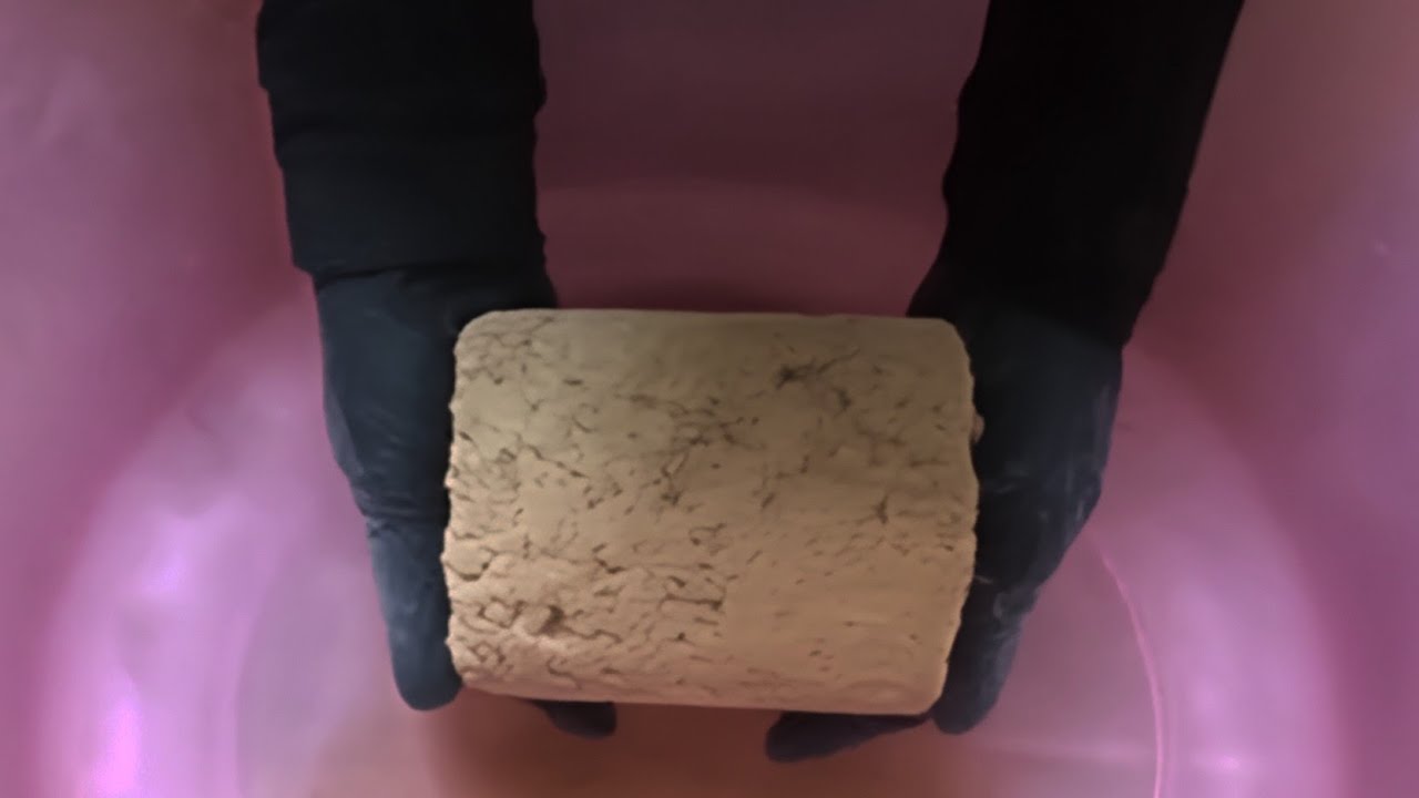 Sandcement texture water crumbling 🌊😋 || ASMR BLOOM CRUSH 🌸💕DO SUBSCRIBE 🫶