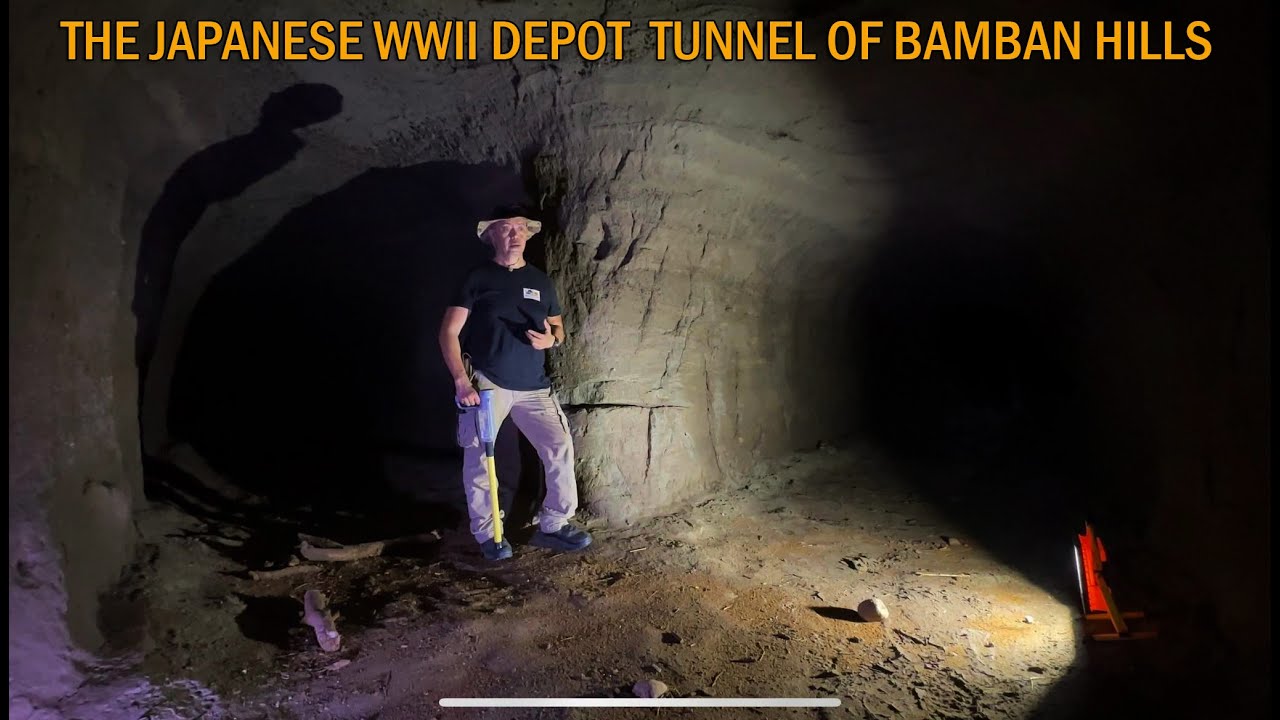 Exploring the HIDDEN WWII JAPANESE DEPOT TUNNEL in Bamban Hills