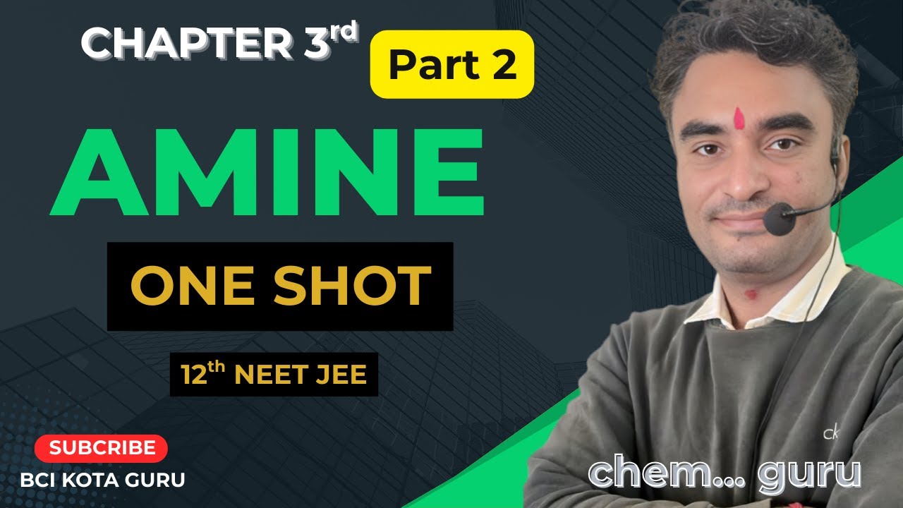 Amines 2026 class 12th part 2   (Organic Chemistry) #bychem...guru