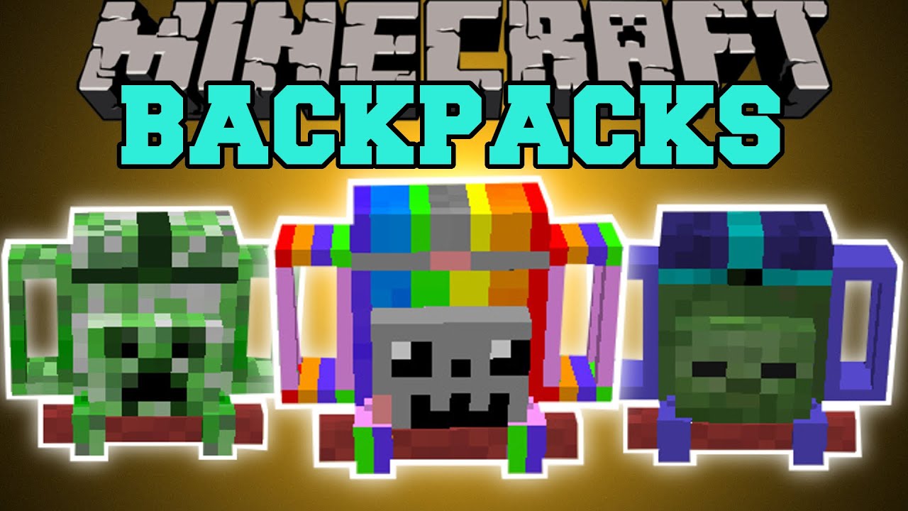 Minecraft: ADVENTURERS BACKPACKS MOD (УДИВИТЕЛЬНЫЕ РЮКЗАКИ СО СПЕЦИАЛЬНЫМИ СПОСОБНОСТЯМИ!) Витрин...