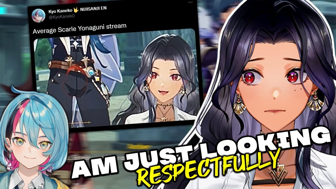 Kyo Caught Scarle Slipping With A Eye Tracker In Genshin Impact