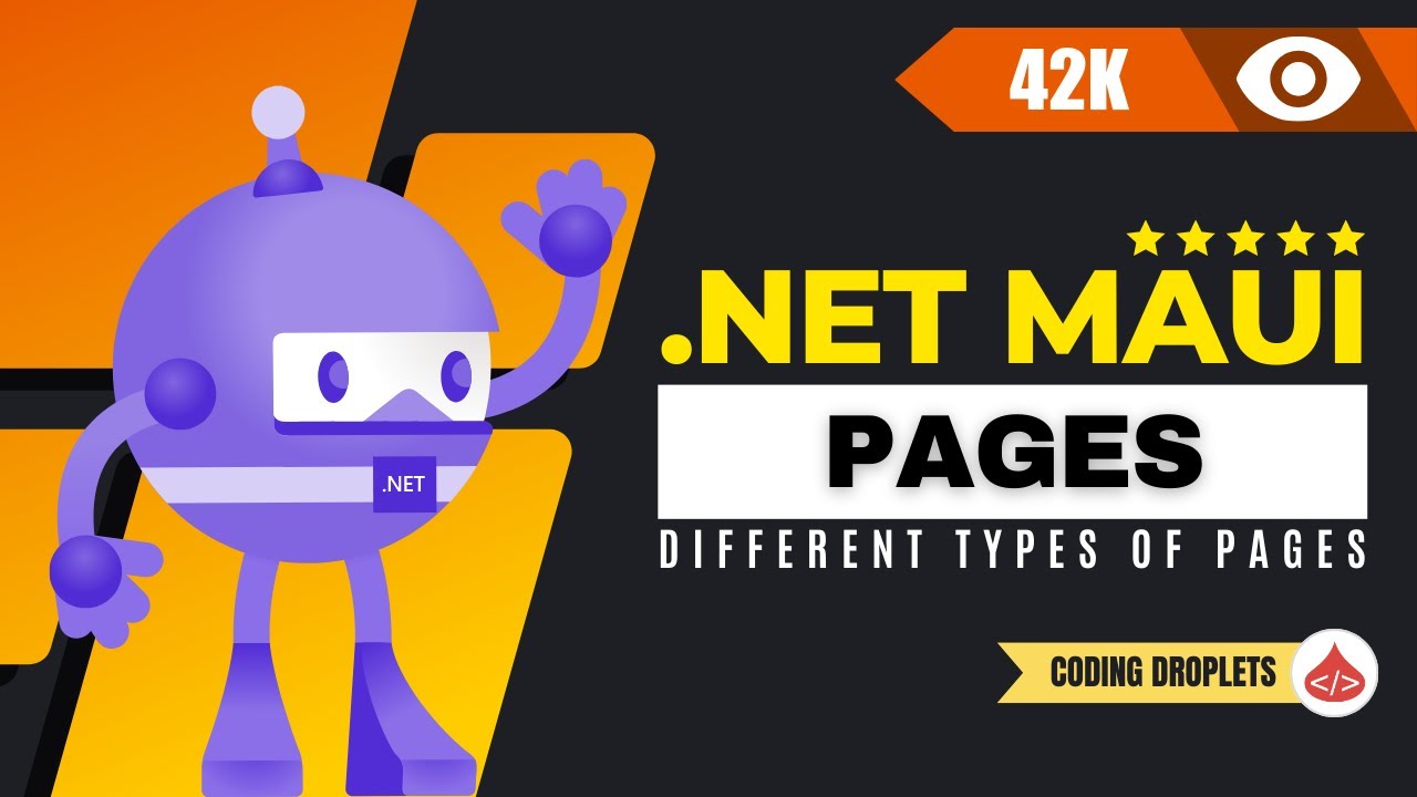 .NET MAUI Page Types | DotNet MAUI Navigation | .NET MAUI pages