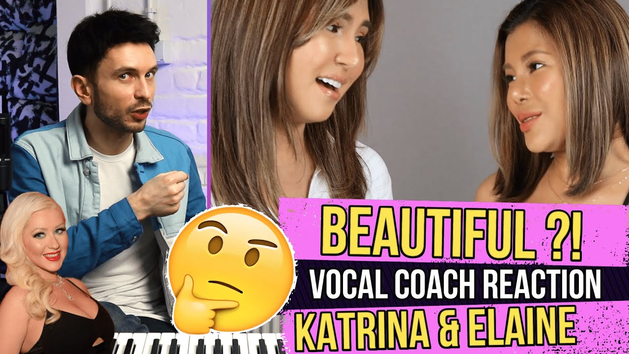 YAZIK reacts to Katrina Velarde & Elaine Duran - Beautiful