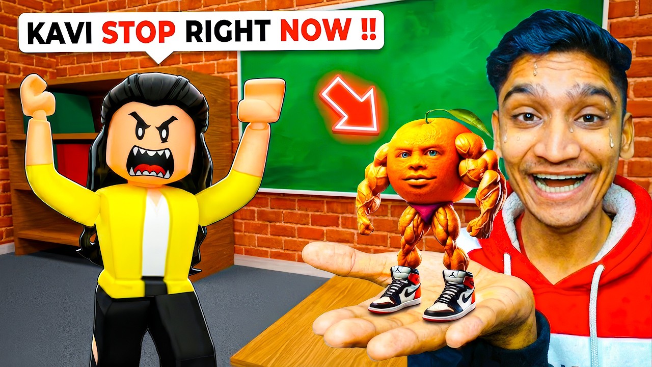 TROLLING MY TEACHER USING BRAINROT ANIMALS IN ROBLOX !! 😂🤣
