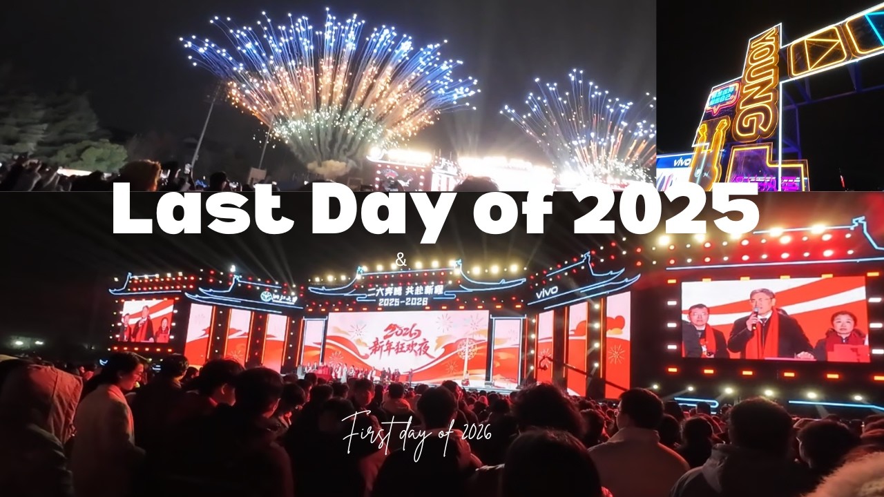 New Year Celebrations in China 2026 | Indian student in China | Zhejiang University Vlog 2026