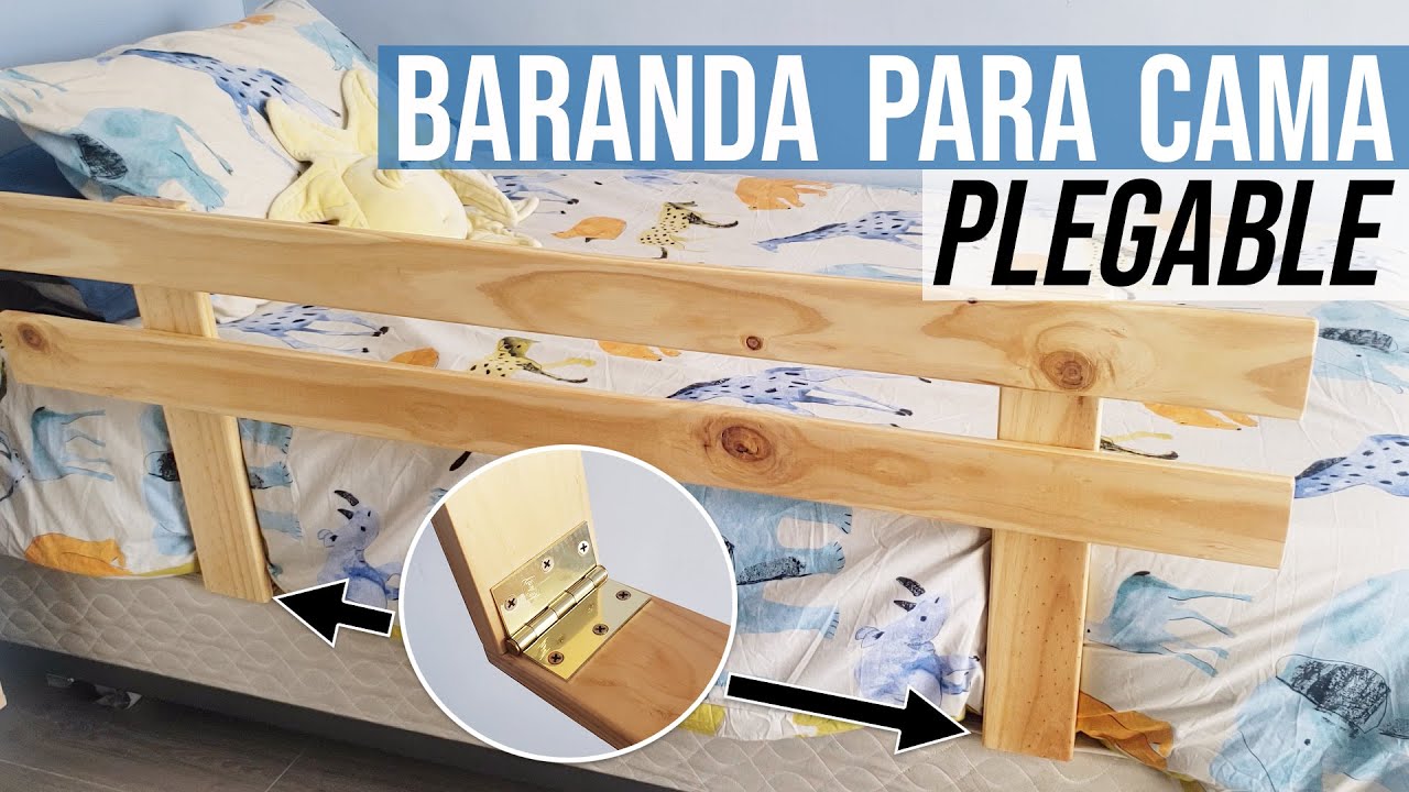 BARANDA para cama de madera PLEGABLE!