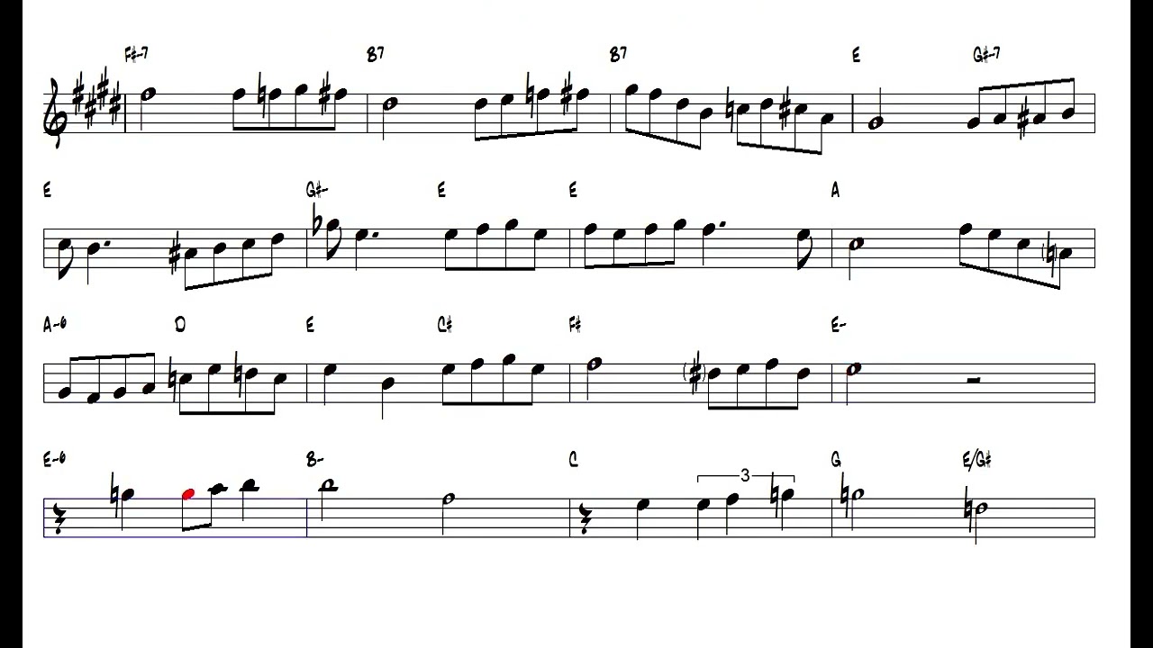 Carlos Gardel Por Una Cabeza tango Alto Sax