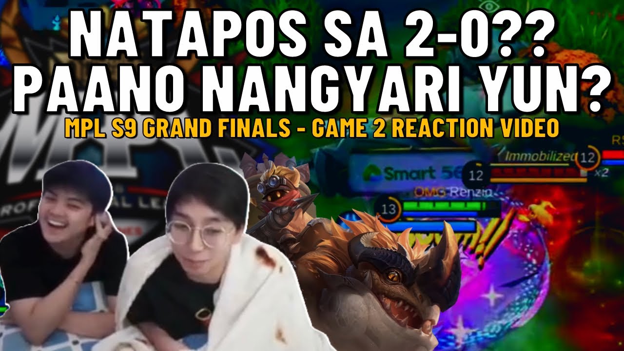 RSG VS. OMG | GAME 2 | MPL-PH GRAND FINALS | REACTION BY OHMYV33NUS AND WISE GAMING