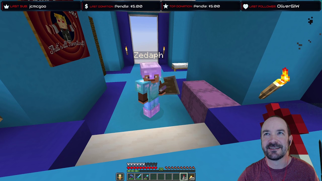 Live Stream - Hermitcraft - Double Piston Death Splat
