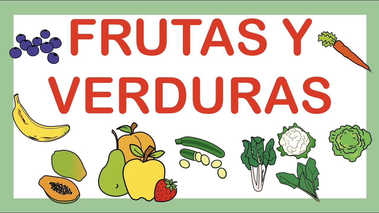 FRUTAS Y VERDURAS🍌Vocabulario🥦ARASAAC