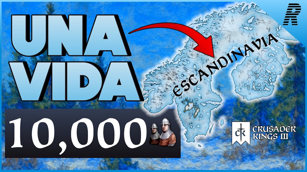 Conquistamos con 10.000 VIKINGOS toda ESCANDINAVIA 🪓🏞️ | Crusader Kings 3 Gameplay Español