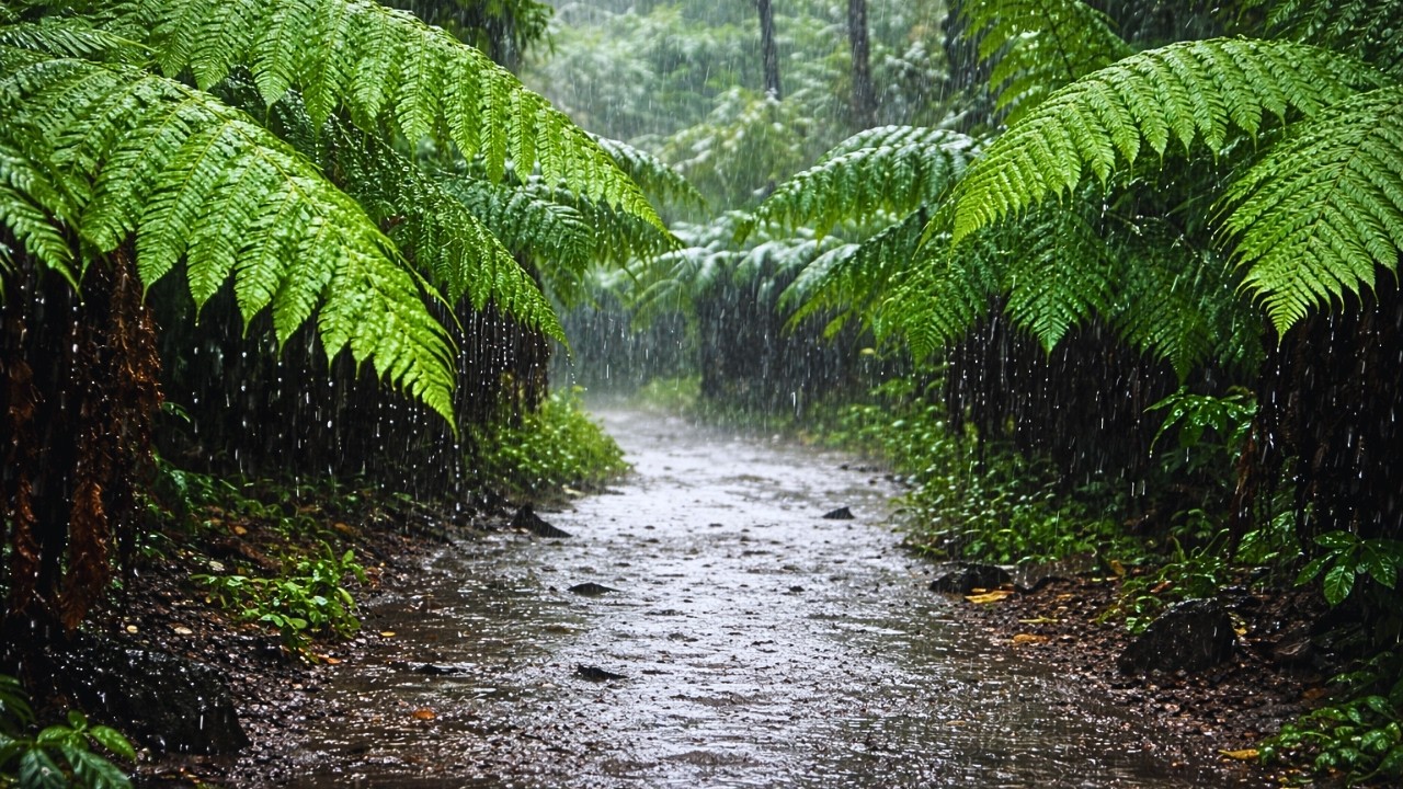 Barulho de Chuva para Dormir na Mata e Dormir Profundamente | Som de Chuva Relaxante para Dormir