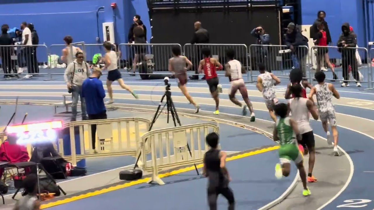 2026 PGCPS Indoor T&F Championship 1600M Run- Noel (NJ) Cyrus, Jr, and John Hansberry.