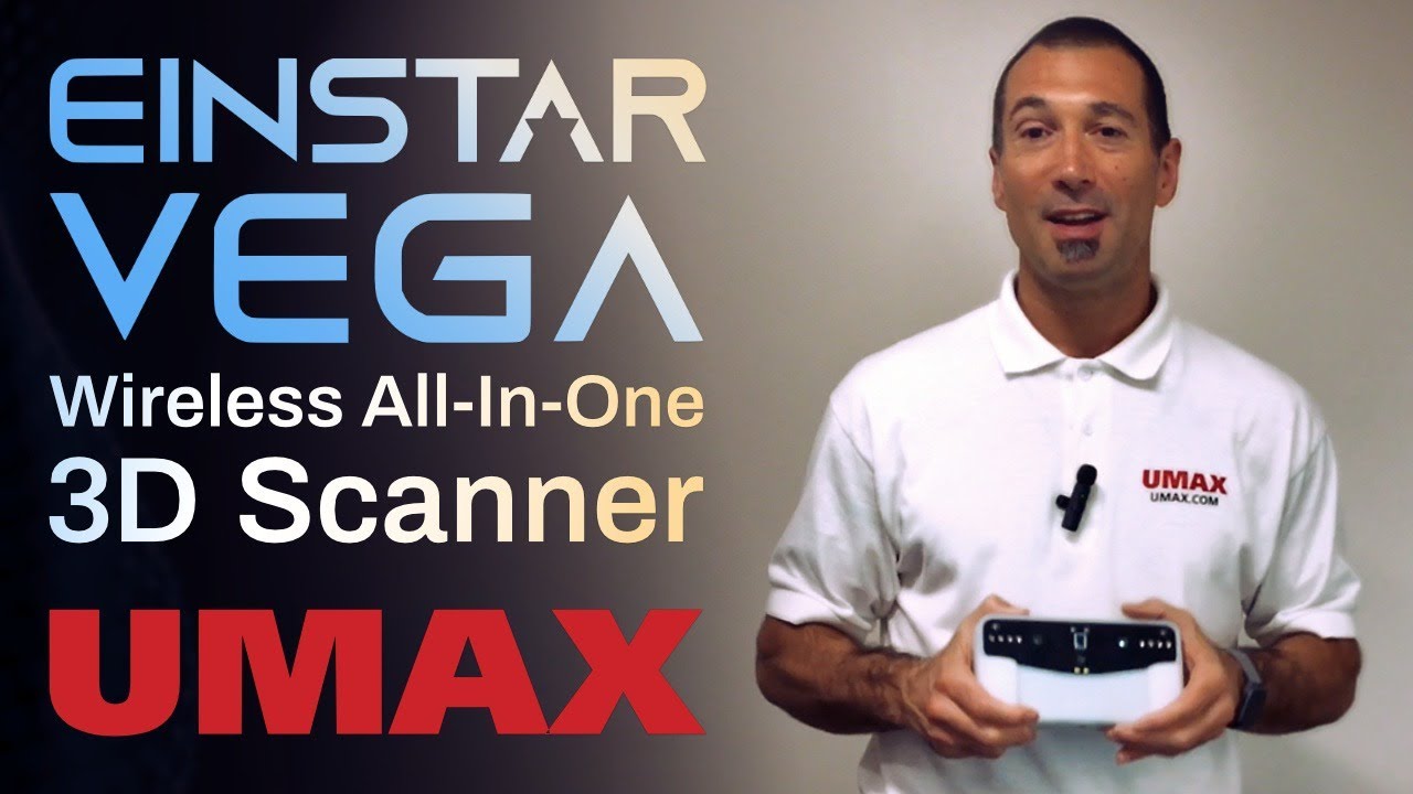 EinStar VEGA All-In-One Wireless 3D Scanner First Talk and Live Demo
