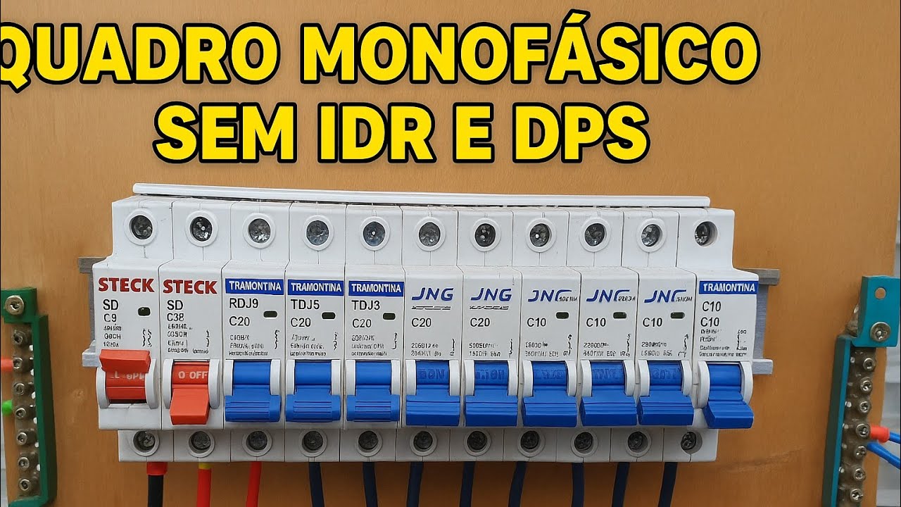 Quadro 220V Monofásico SEM IDR e SEM DPS