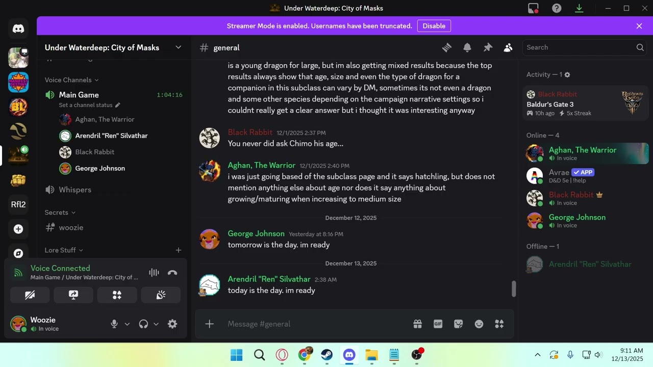 Dnd Under Waterdeep: City of Masks Second Recorded Video