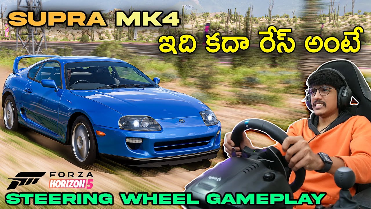 First Time Racing With a Steering Wheel – Forza 5🔥