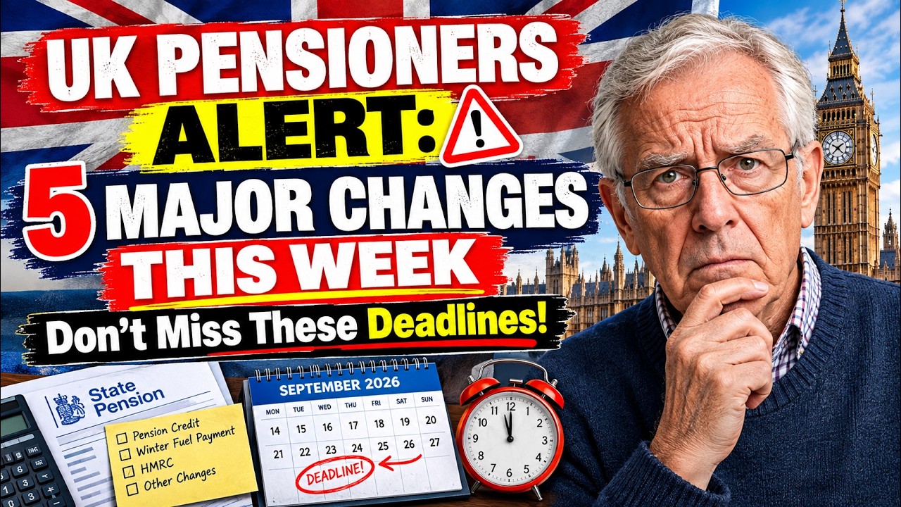 UK PENSIONERS ALERT: 5 Major Changes THIS WEEK &mdash; Don't Miss These Deadlines!