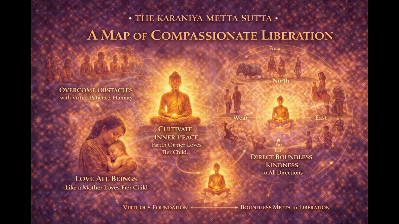 Karaniya Metta Sutta: The Map of Boundless Loving-Kindness | Buddhist Path to Inner Peace
