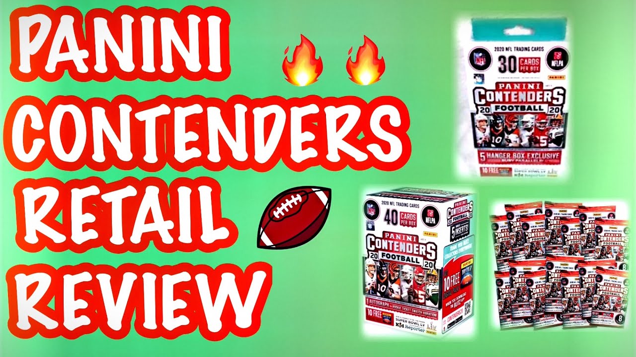 2020 Panini Contenders Football Retail Review!