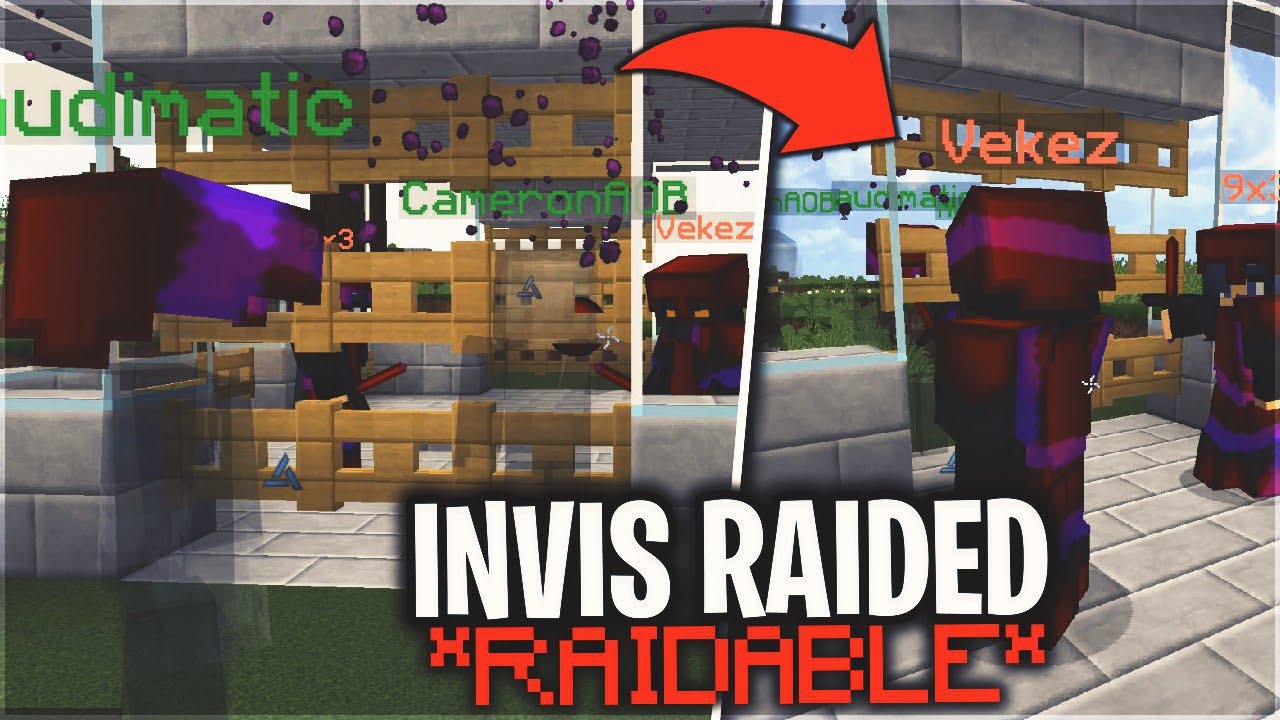 A REAL INVIS RAID... (RAIDABLE) | Minecraft HCF