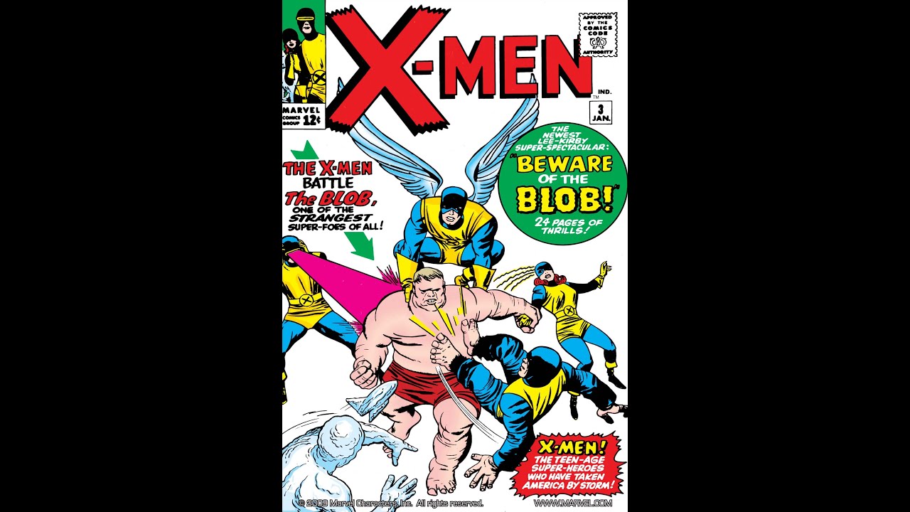 Uncanny X-Men #3 (First Appearance of the Blob) - Marvel Comics