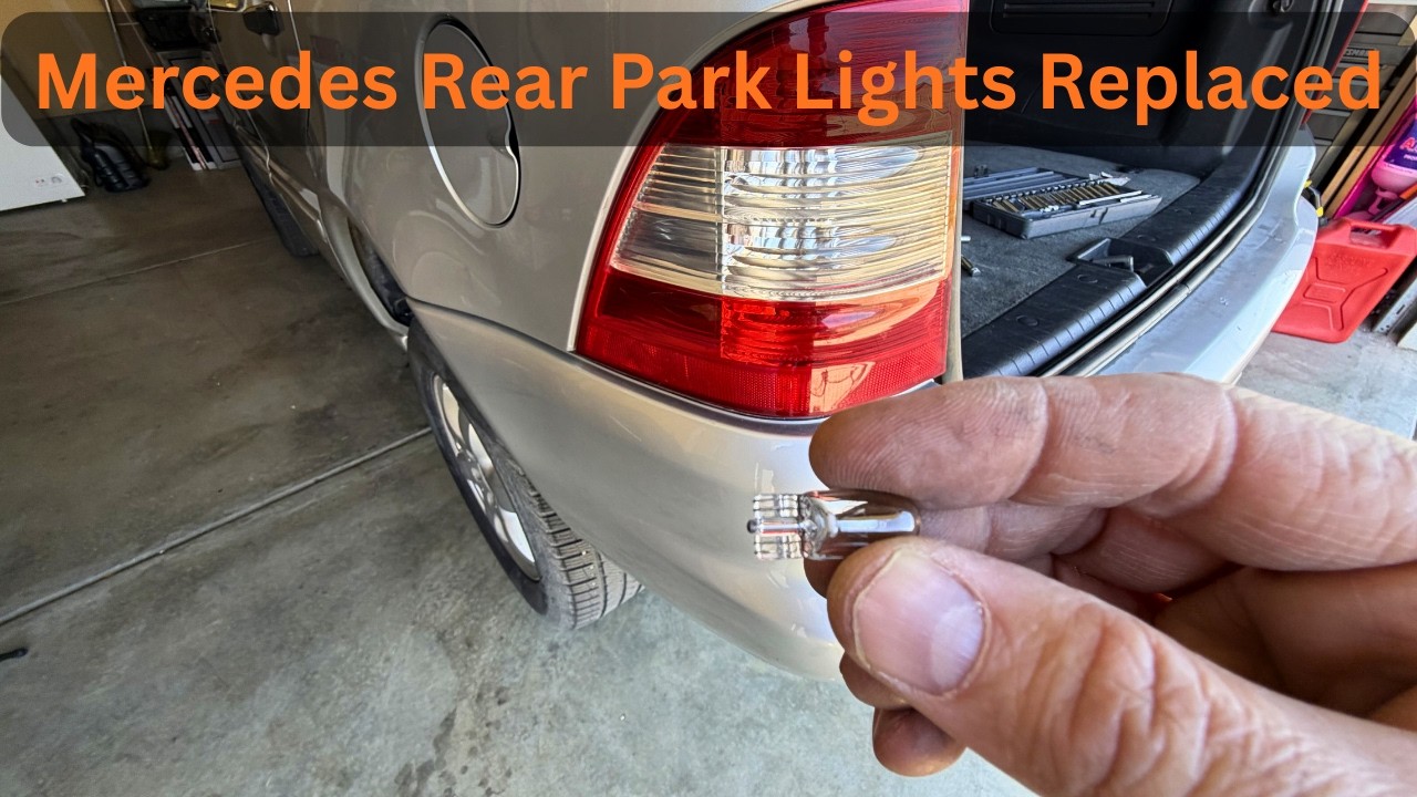 Замена лампочки заднего габаритного огня на Mercedes W163. Инструкция.